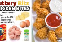Crispy Butter Ritz Chicken Nuggets Recipe with Savory Glaze