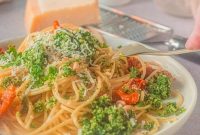 Kale Pesto Pasta Recipe: Creamy Garlic Parmesan Noodles