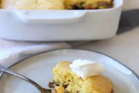 Hearty Cowboy Cornbread Casserole with Cheesy Beef and Corn