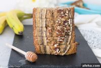 Moist Banana Bread with Whole Grain and Greek Yogurt