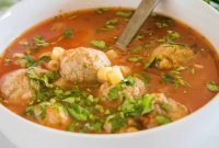 Hearty Italian Meatball Soup Recipe with Tender Meatballs
