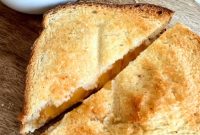 Crispy Air Fryer Grilled Cheese with Mayo Spread
