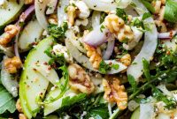 Green Apple, Fennel & Walnut Salad (Dairy-Free Option)