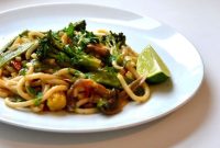 Thai Coconut Vegetable Udon Noodles Recipe