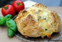 Mozzarella & Basil Pull-Apart Bread Recipe for Parties