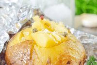 Foil-Wrapped Grilled Baked Potatoes: Crispy Skins, Fluffy Inside