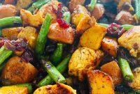 Blackstone Turkey with Roasted Veggies & Cranberry Glaze