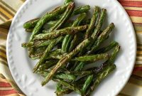 Crispy Roasted Green Beans (Air Fryer or Oven)