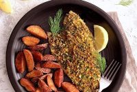 Pistachio-Crusted Fish with Lemon-Dill Aioli