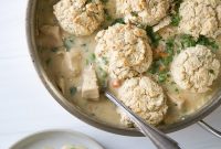 Gluten-Free Chicken Pot Pie with Flaky Biscuit Topping