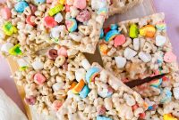 Lucky Charm Rice Krispie Treat Recipe for St. Patrick’s Day