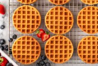 Make-Ahead Mini Waffles for Freezing and Reheating