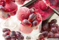 Homemade Red Grape Sorbet Recipe for Refreshing Summer Treat