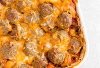 Cheesy Meatball Sub Casserole Recipe for Comforting Dinners
