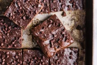 Moist Cottage Cheese Brownies with Chocolate Swirl