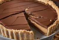 Giant Reese’s Peanut Butter Cup Pie Recipe That Melts in Your Mouth