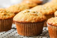 Sourdough Banana Muffins with Tangy Crust and Moist Banana Flavor