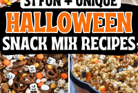 31 Halloween Snack Mix Recipes for Parties and Movie Nights