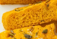 Pumpkin Focaccia Recipe (Gluten-Free, Soft & Flavorful)