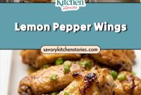 Crispy Lemon Pepper Chicken Wings Recipe for Game Night