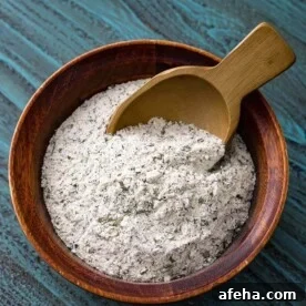 Homemade Ranch Dressing Mix in a wooden bowl with a wooden scoop
