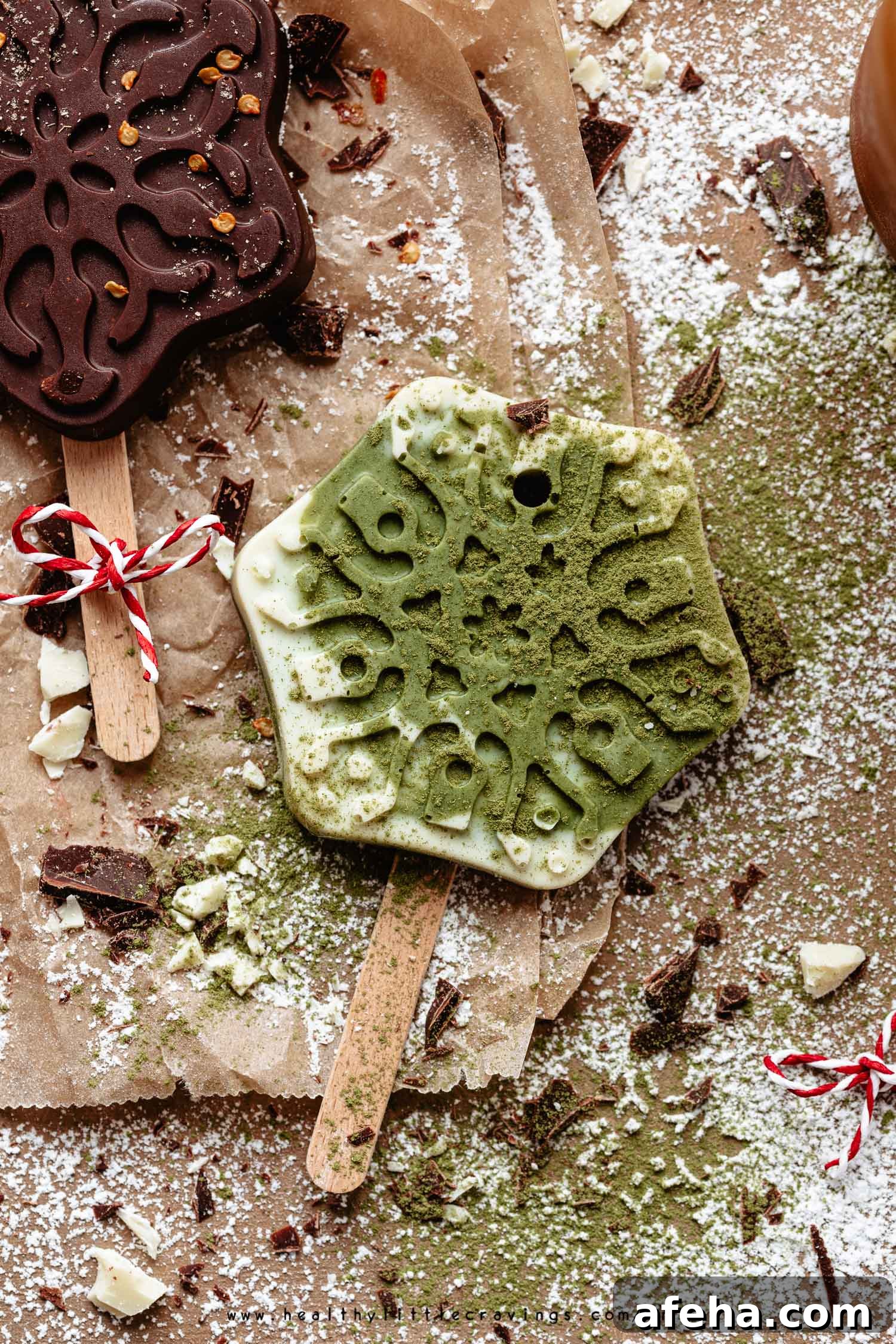 Matcha hot chocolate