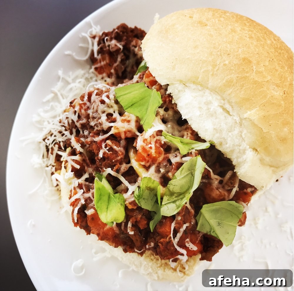 Bolognese sloppy joes, easy spaghetti bolognese recipe, family food