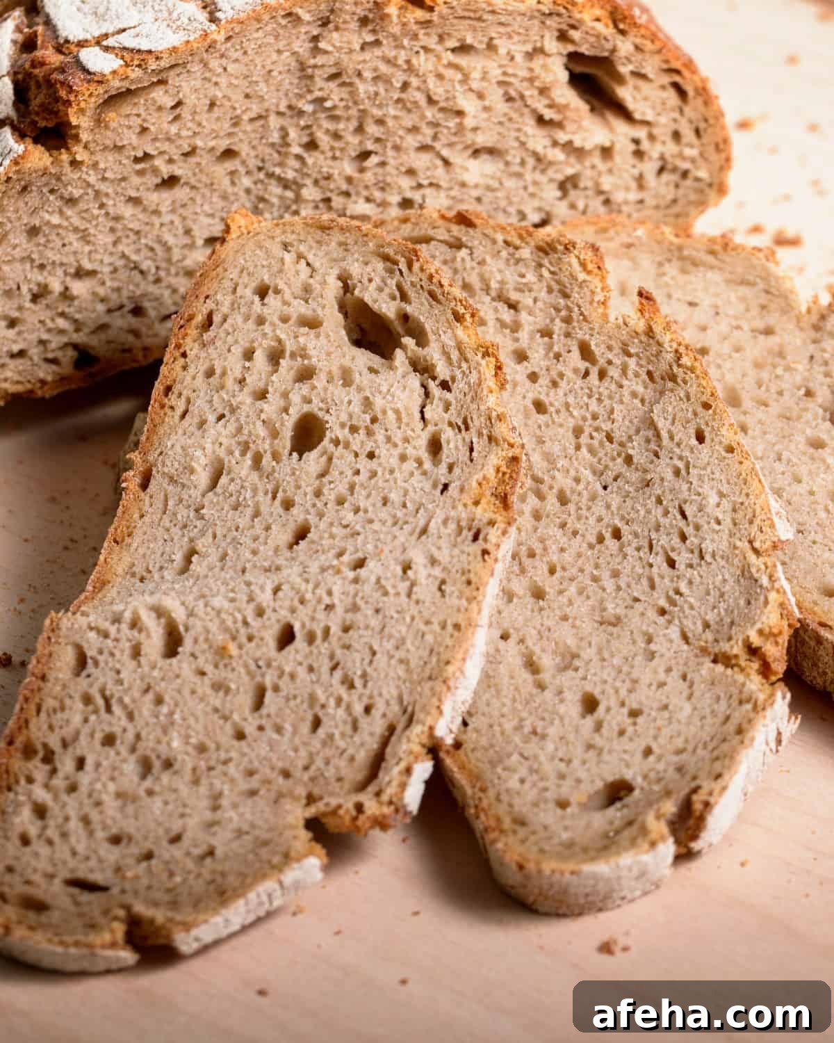 sliced rye bread