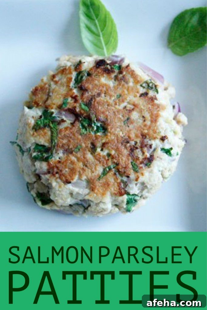 Salmon Parsley Patties