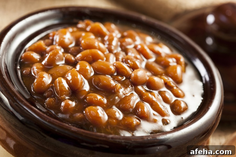 slow cooker baked beans