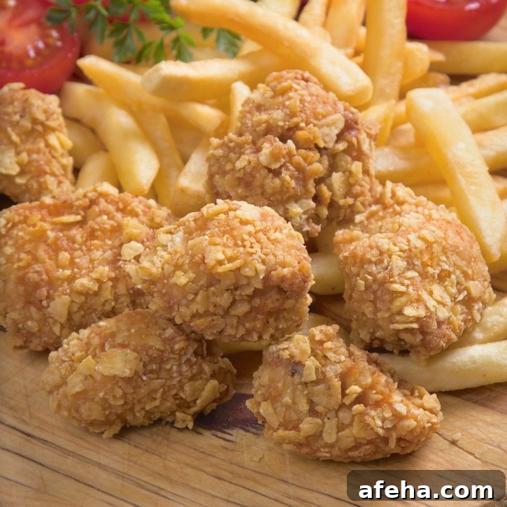 Easy Baked Homemade Chicken Nuggets (made with Ritz crackers and butter!) | A super quick and easy idea for kids. They love these as an after school snack or even meal served with a side of salad!