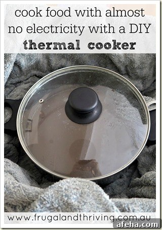 Save electricity with a DIY Thermal Cooker Save electricity with a DIY Thermal Cooker