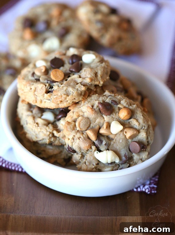 5 Chip Cookies ~ These have five different types of chips packed into one peanut butter cookie!!