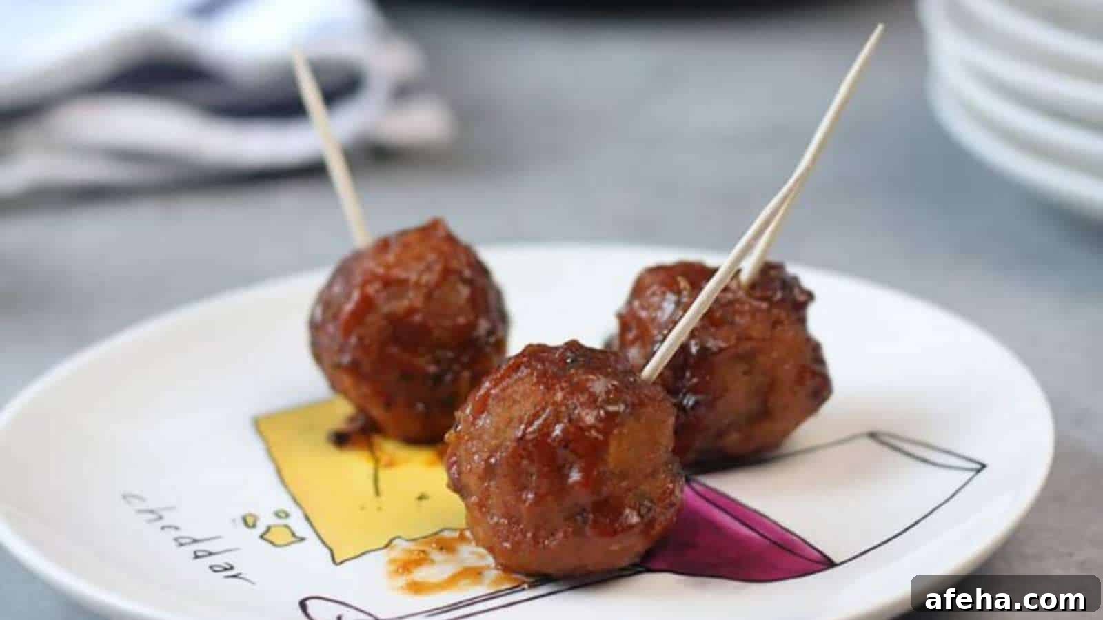 Slow Cooker Barbecue Meatballs