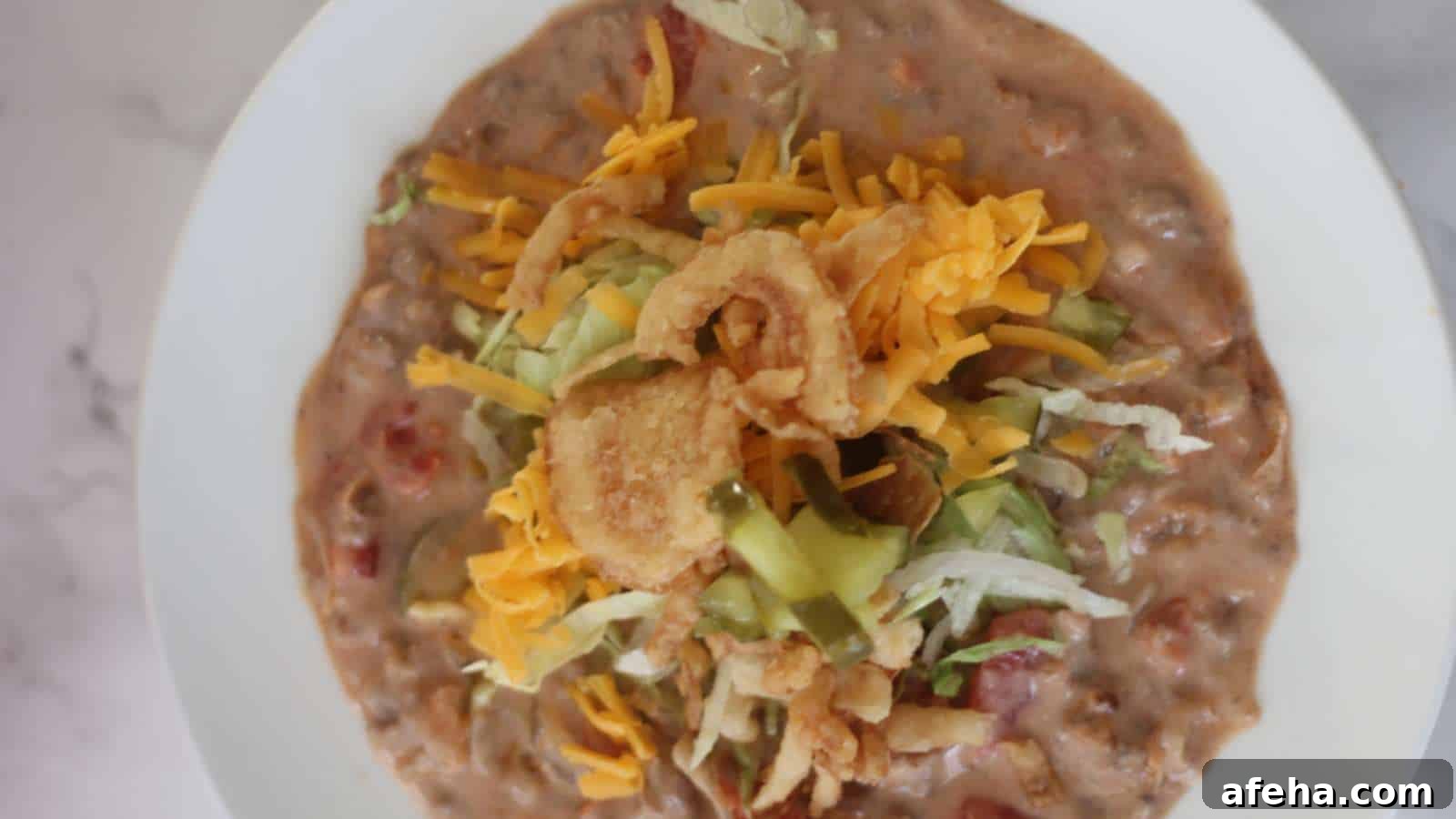 Cheeseburger Soup