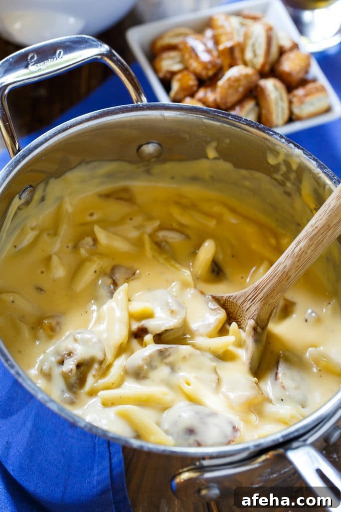 Bratwurst Mac and Cheese