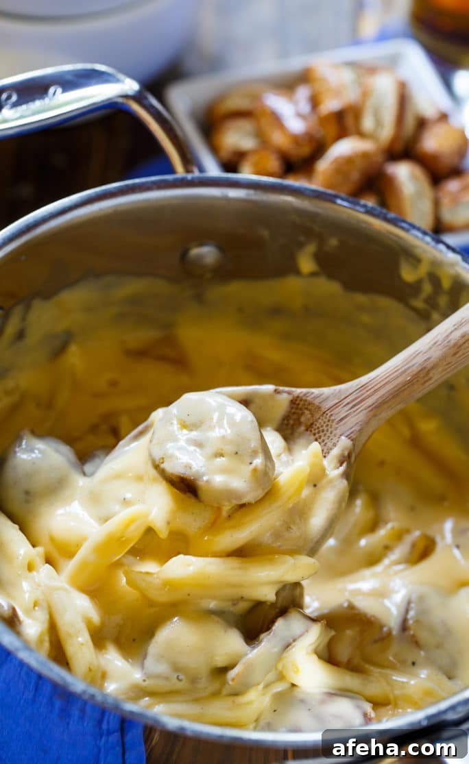 Bratwurst Mac and Cheese