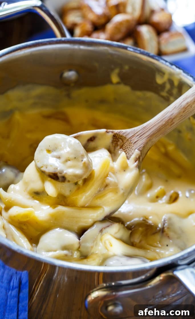 Bratwurst Mac and Cheese