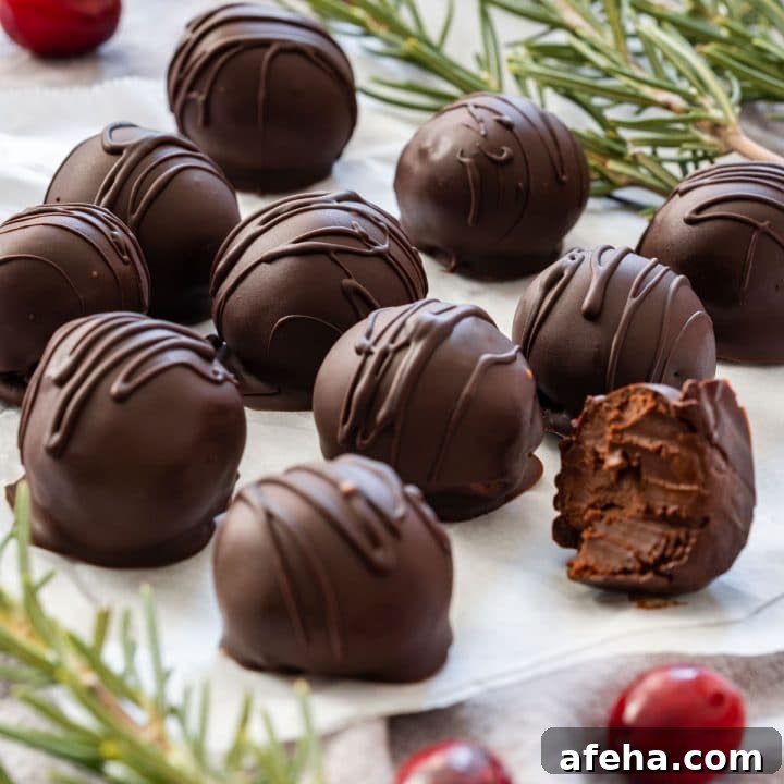 Dark chocolate truffles recipe