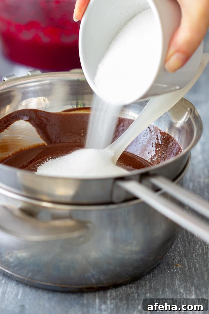 How to make Dark Chocolate Beet Brownies Step 1