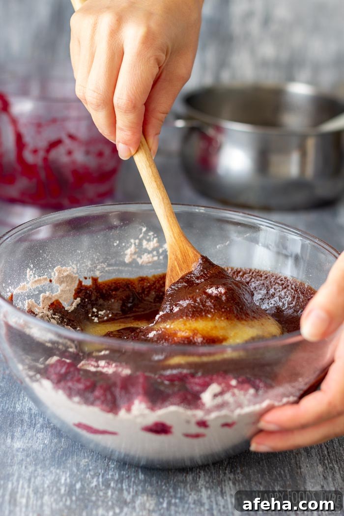 How to make Dark Chocolate Beet Brownies Step 2