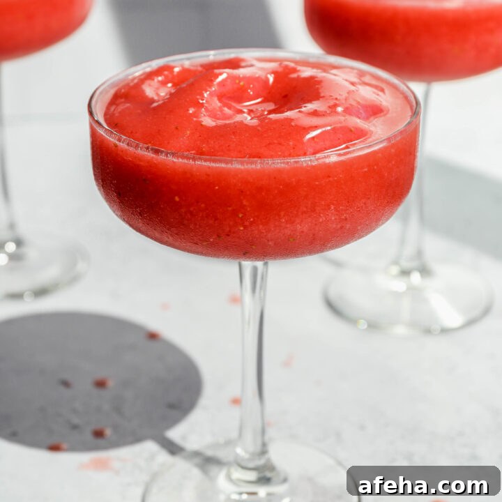 Strawberry Daiquiri Mocktail