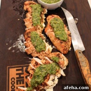 Green Chile and Cheese Stuffed Chicken
