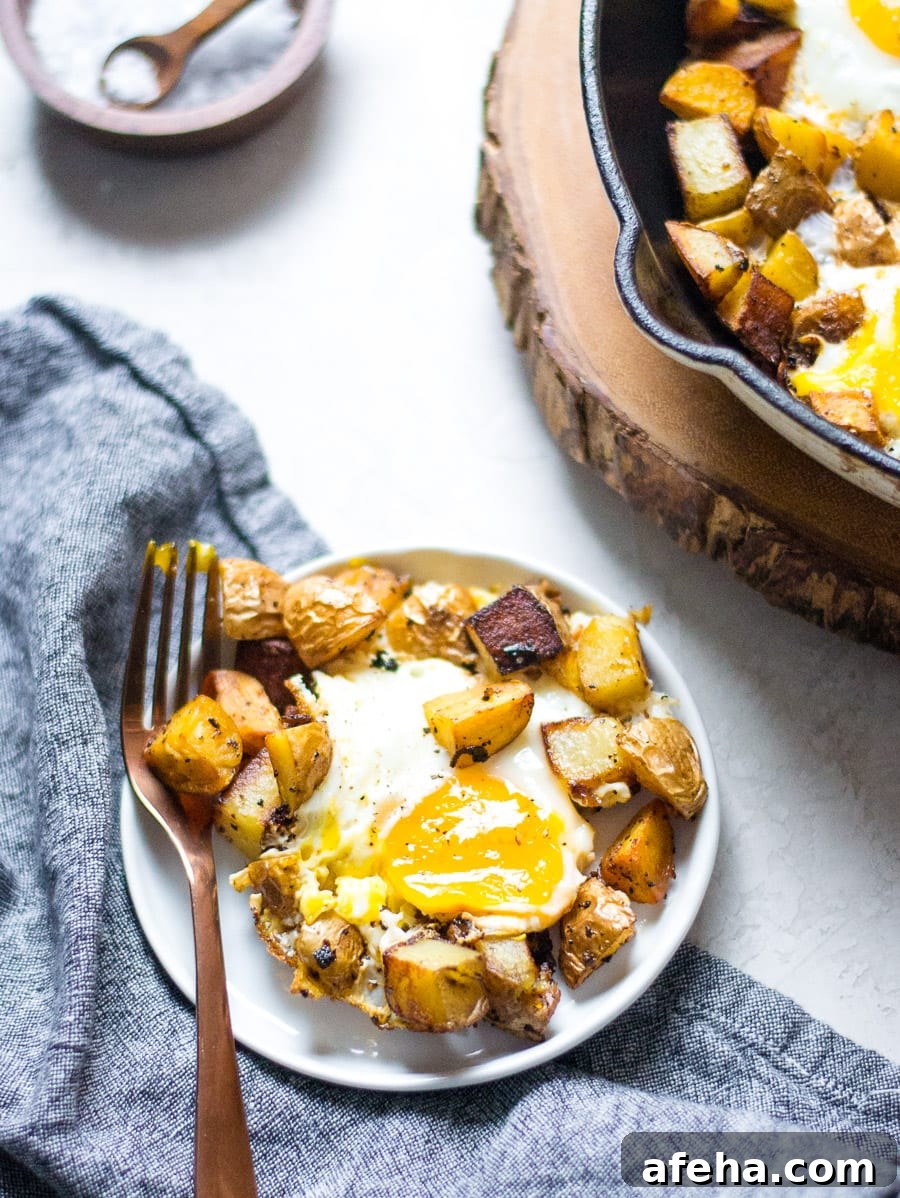 Red Pepper Garlic Potatoes and Eggs | Sarcastic Cooking