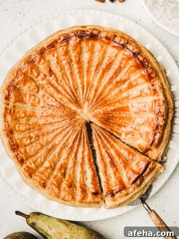 Galette des rois poire chocolat
