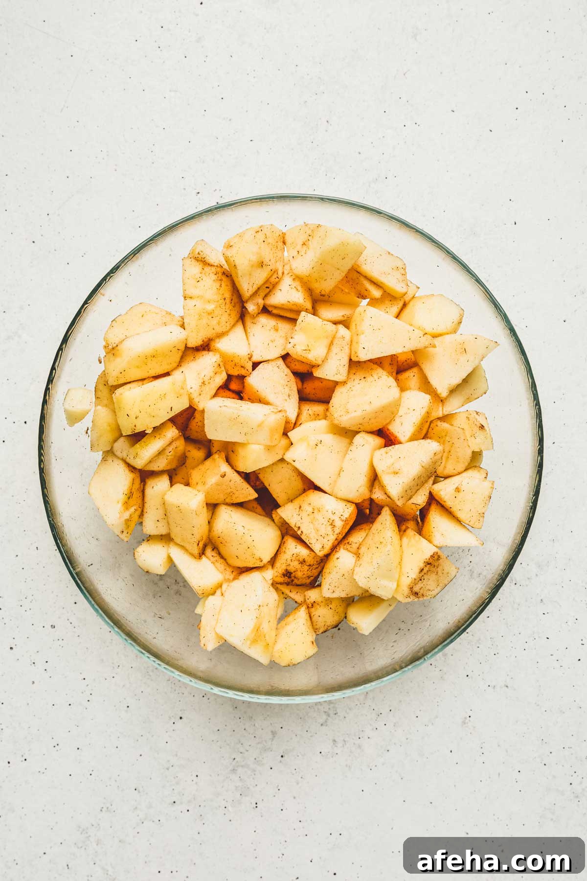 bol avec des pommes