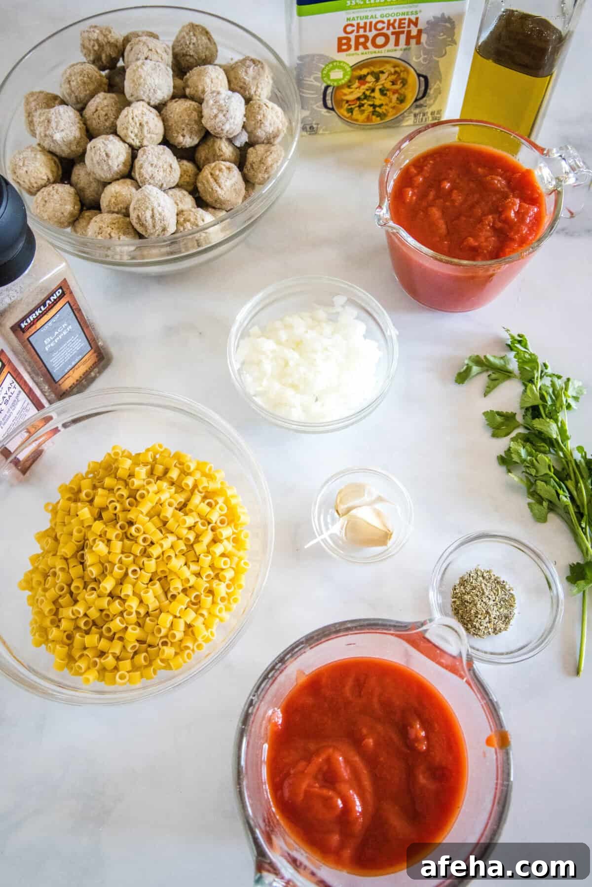 Hearty Italian Meatball Soup Recipe with Tender Meatballs 3 italian meatball soup ingredients