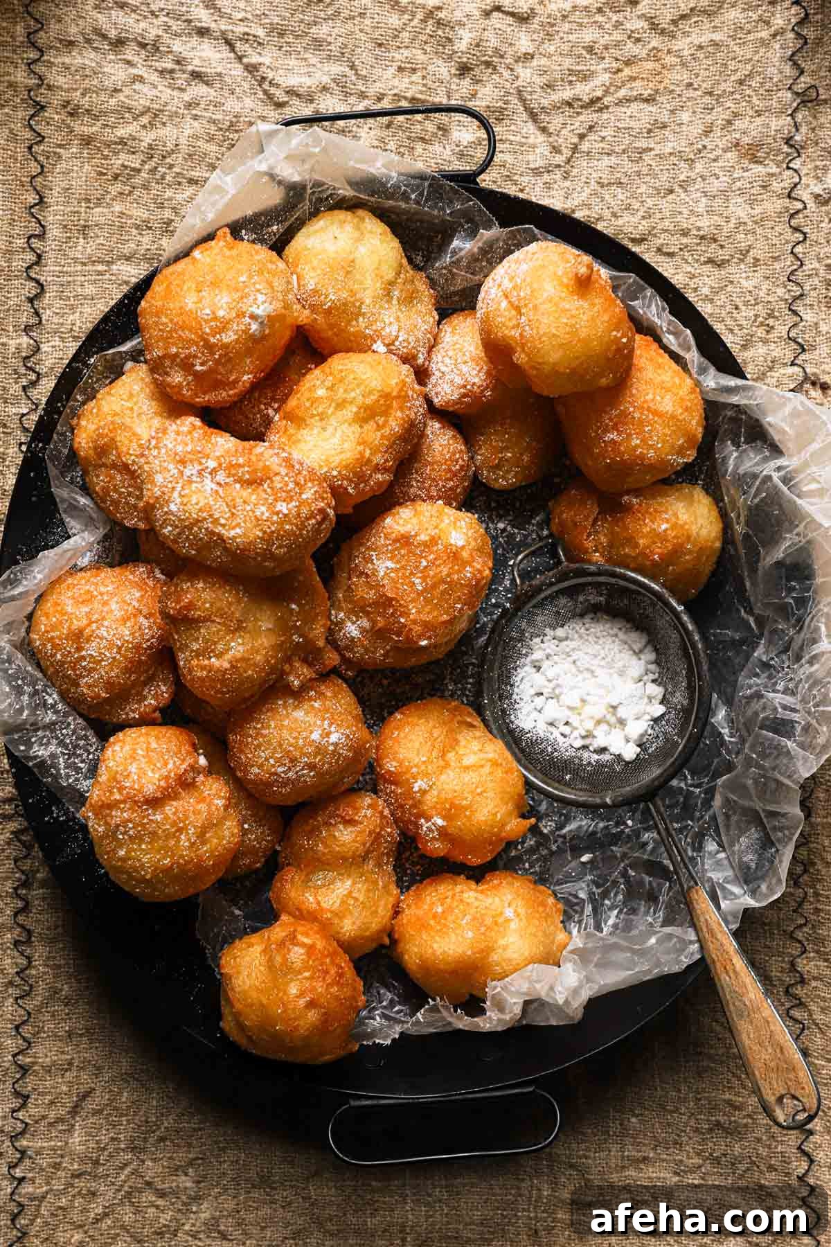 Authentic Zeppole: Italian Fried Dough Donuts Recipe 2 Zeppole