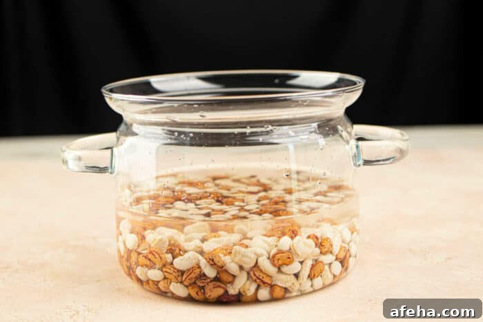 how to cook dry tepary beans
