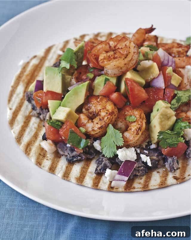 Grilled Shrimp Tostadas